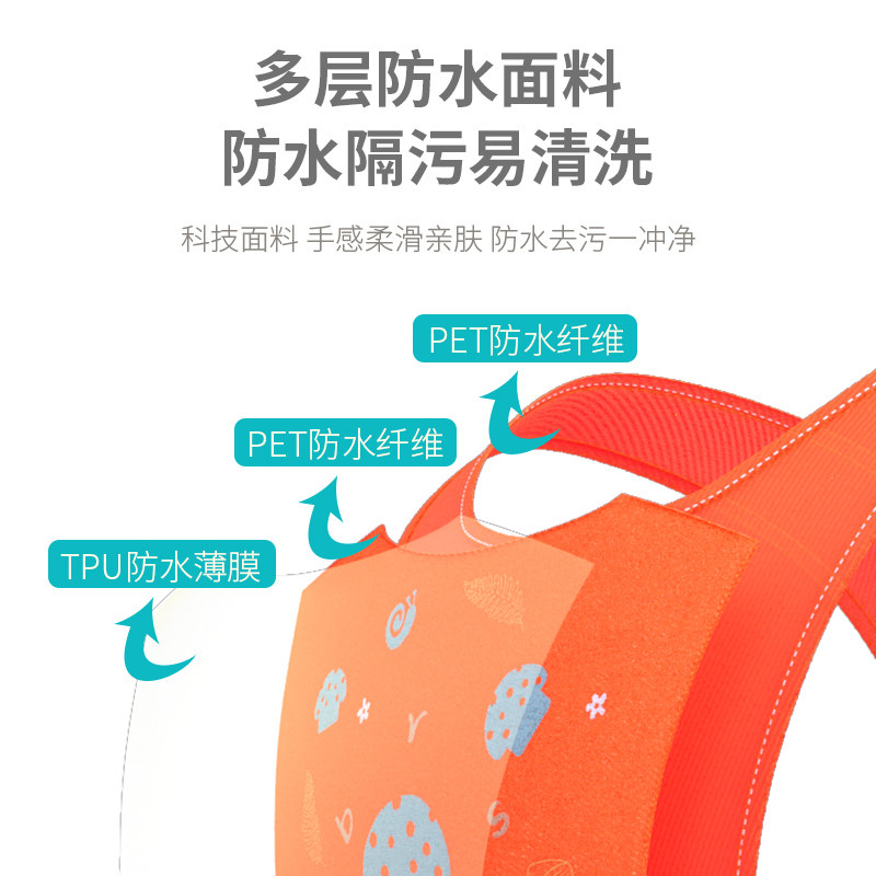 宝宝背带式围兜婴儿吃饭兜交叉背心防水免洗围嘴超软口水兜,婴童用品,食饭兜,淘宝优惠券,粉丝福利购,淘宝优惠卷