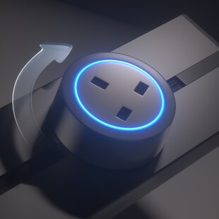 华帝斯英标轨道插座带感应灯路轨圆孔13A英式多功能国际通用香港