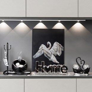 高档玄关钥匙收纳摆件入户进门口鞋柜锁匙轻奢装饰品乔迁新居礼品