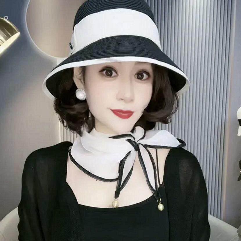 甲状腺术后遮挡项炼丝巾短款遮疤神器锁骨项炼薄款纱巾护颈巾围巾