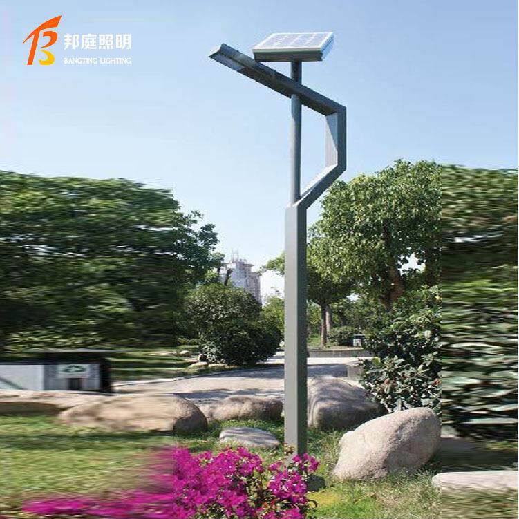 庭院铝材太阳能灯户外路灯庭院灯家用超亮防水新农村照明投光灯