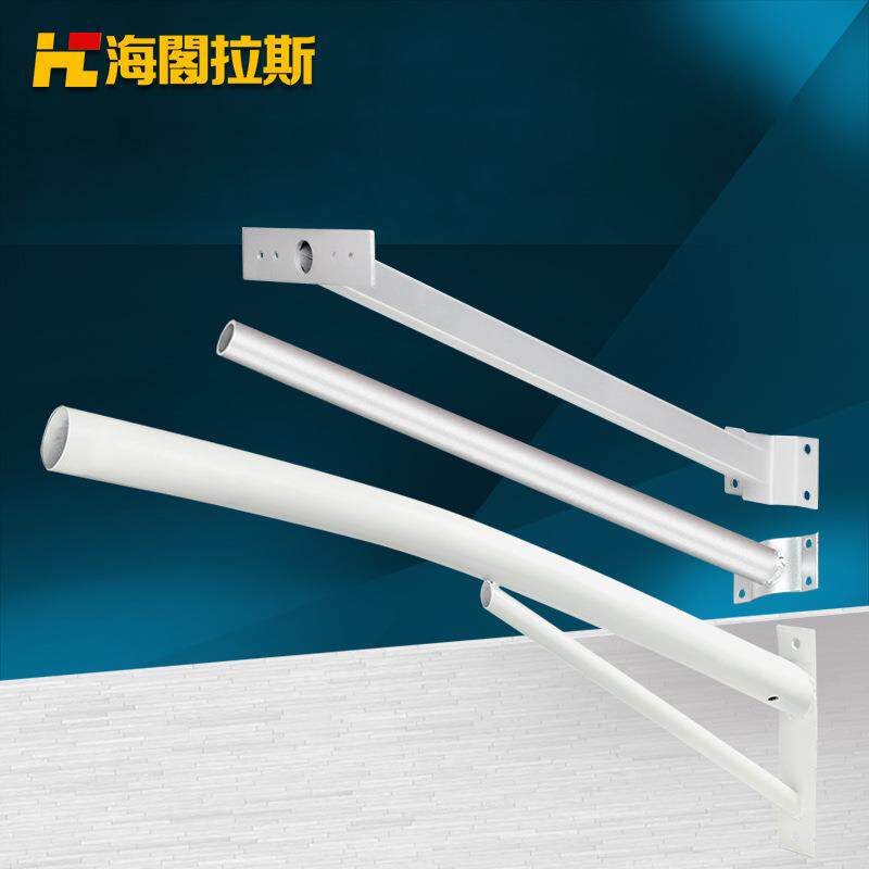 户外支架灯臂投光灯路灯通用墙壁杆子吸墙抱箍道路全套挑臂路灯杆