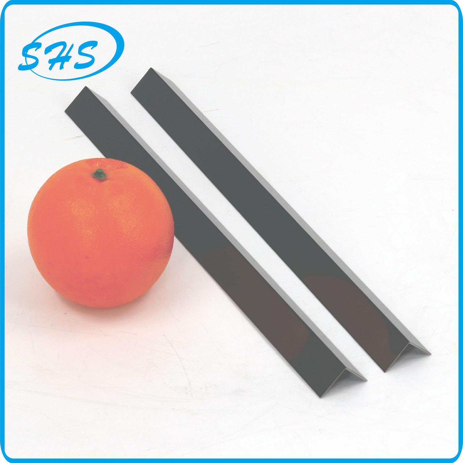 SUS304不锈钢角钢墙角护角条镜面黑钛表面5X5X.0