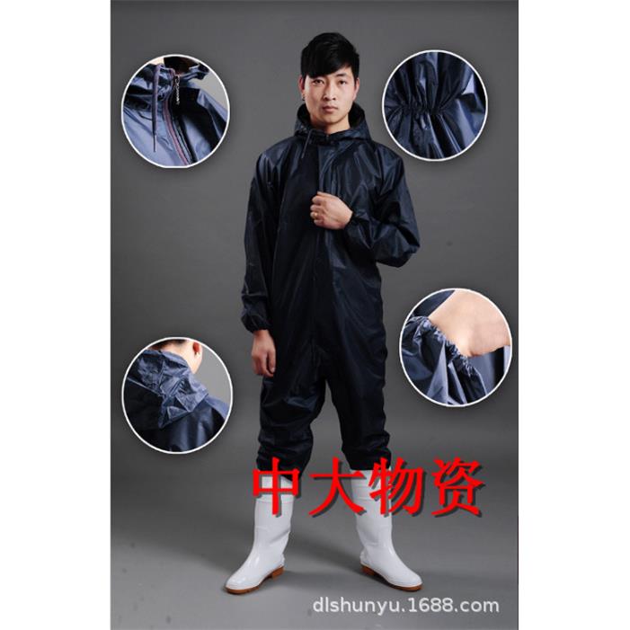 多功能安全防护连体雨衣 喷漆农药防护服 劳保工作服套装防尘服