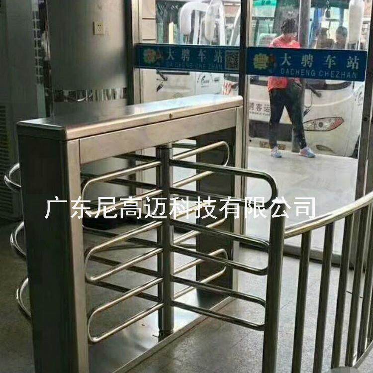 车站景区出入口闸机不锈钢人行通道半高智能旋转挡闸三辊闸摆闸门