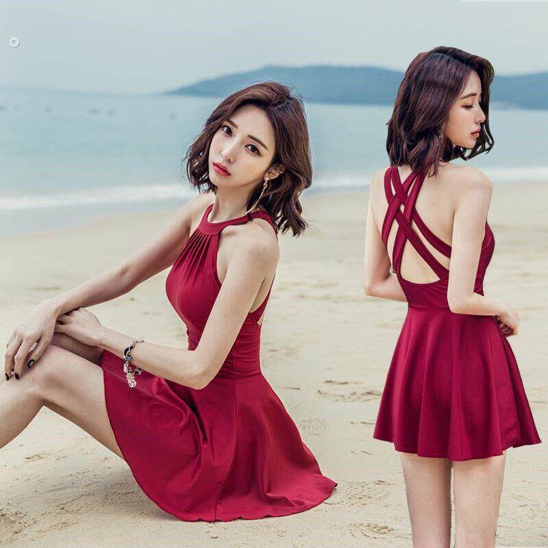 2024新款网红款超性感游泳衣女款泡温泉小个子女士成人仙女范显瘦