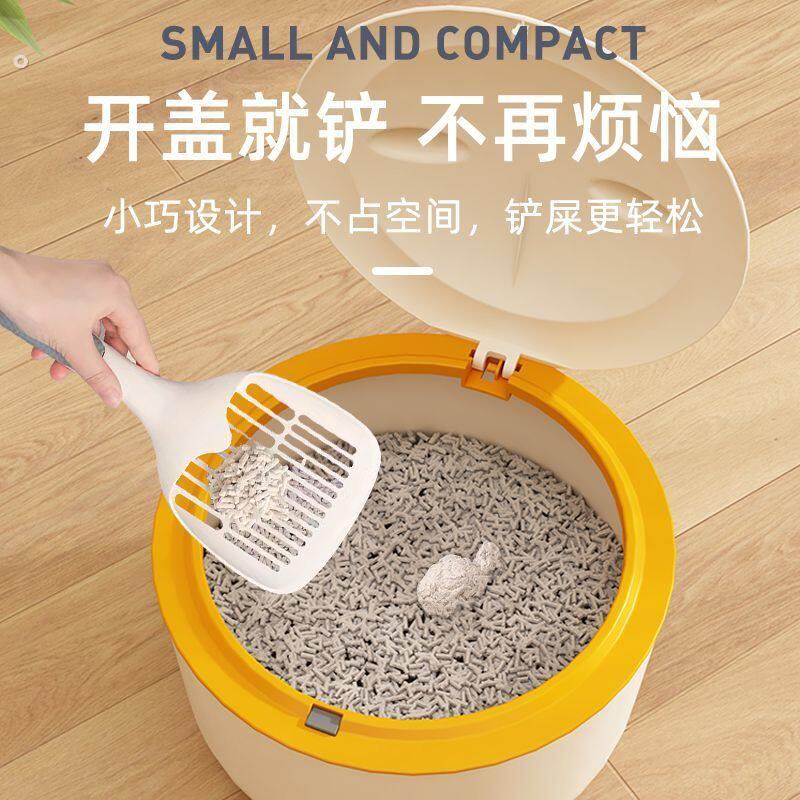 猫屎垃圾桶小型猫咪粪便垃圾桶袋垃圾桶带盖拾便袋宠物猫咪厕所