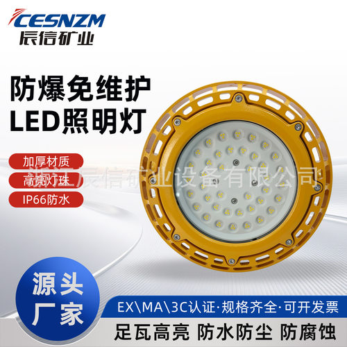 LED防爆泛光灯免维护三防灯高顶灯照明灯10W-200W批发圆形工矿灯