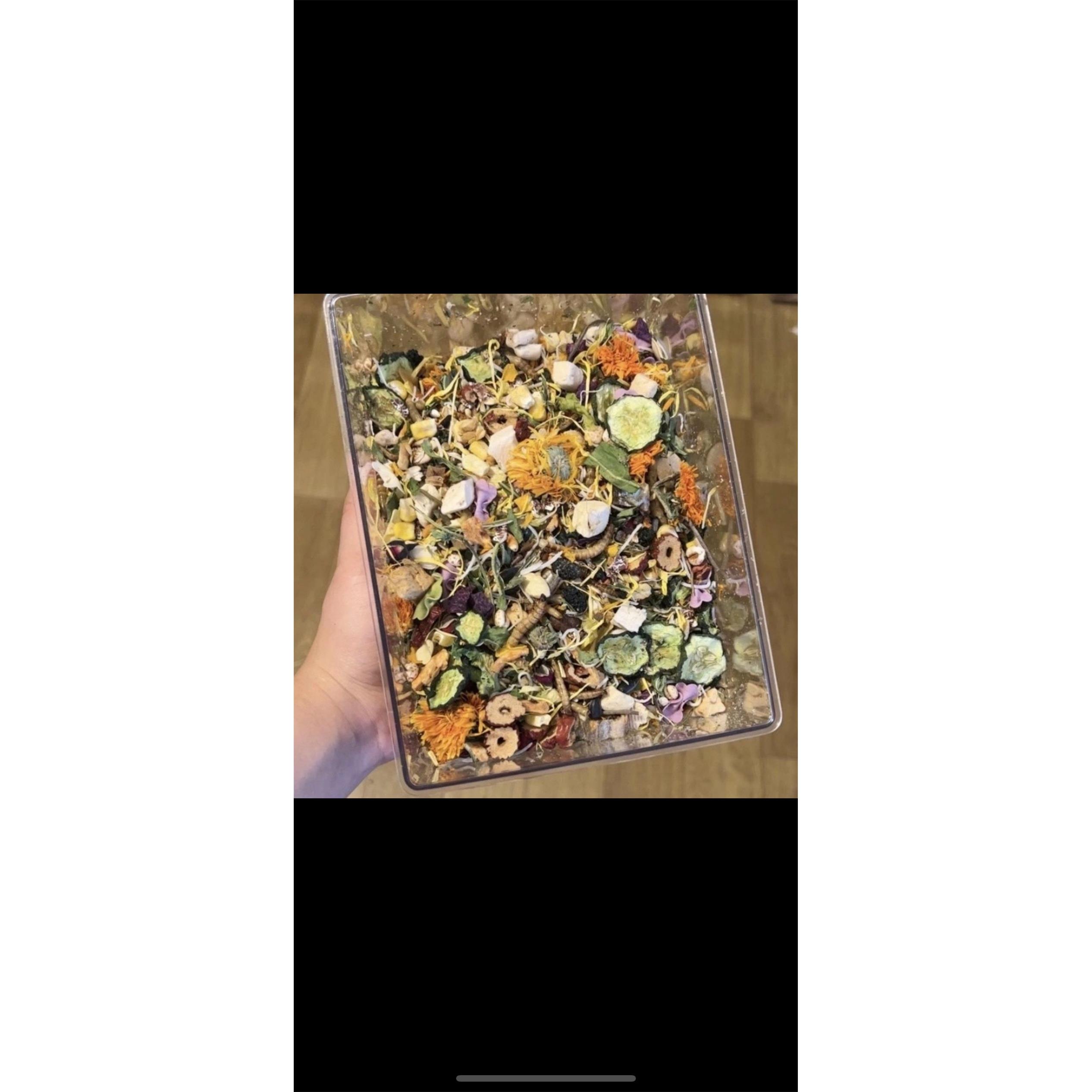 自配粮高蛋白自用长肉长毛金丝熊粮主食压片主食优质仓鼠粮500g