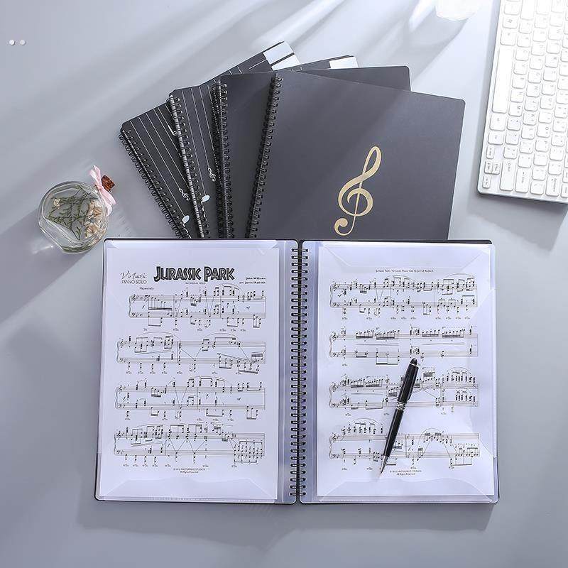 A4钢琴谱乐谱夹册镂空可修改不反光文件夹学生乐队资料册黑色定制,文具电教/文化用品/商务用品,文件夹/试卷夹,淘宝优惠券,粉丝福利购,淘宝优惠卷
