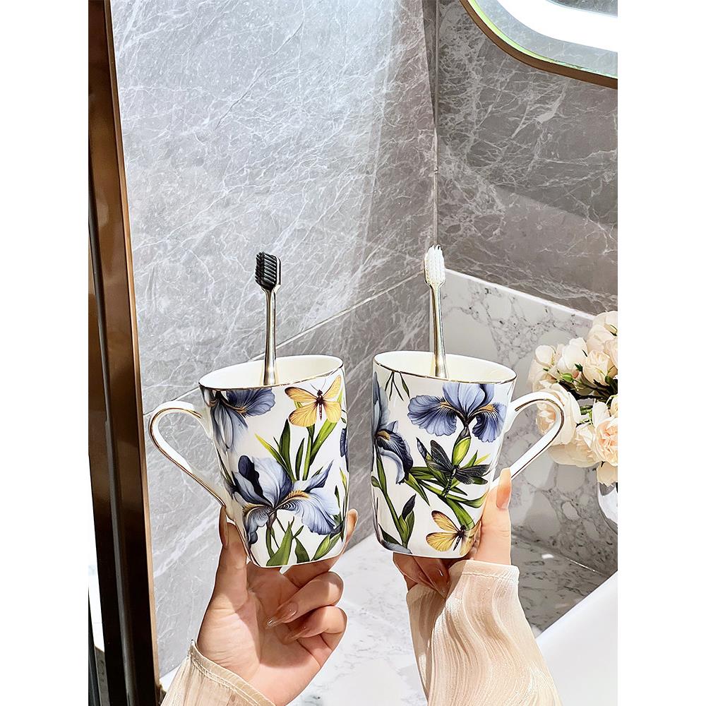 智帆2025新骨瓷牙杯,洗涤杯,家用漱口水杯,牙筒杯,牙刷杯,夫
