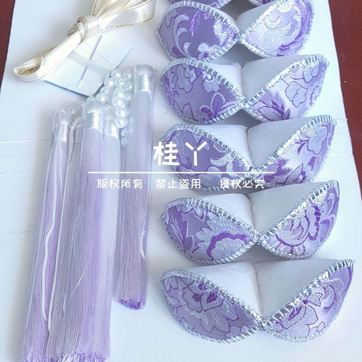 靖西旧州手工绣球 壮族特色DIY材料包 8公分绣球半成品 少数民族