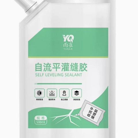 高端自流平灌缝胶 墙面屋顶水泥地外墙缝隙开裂防水堵漏灌胶