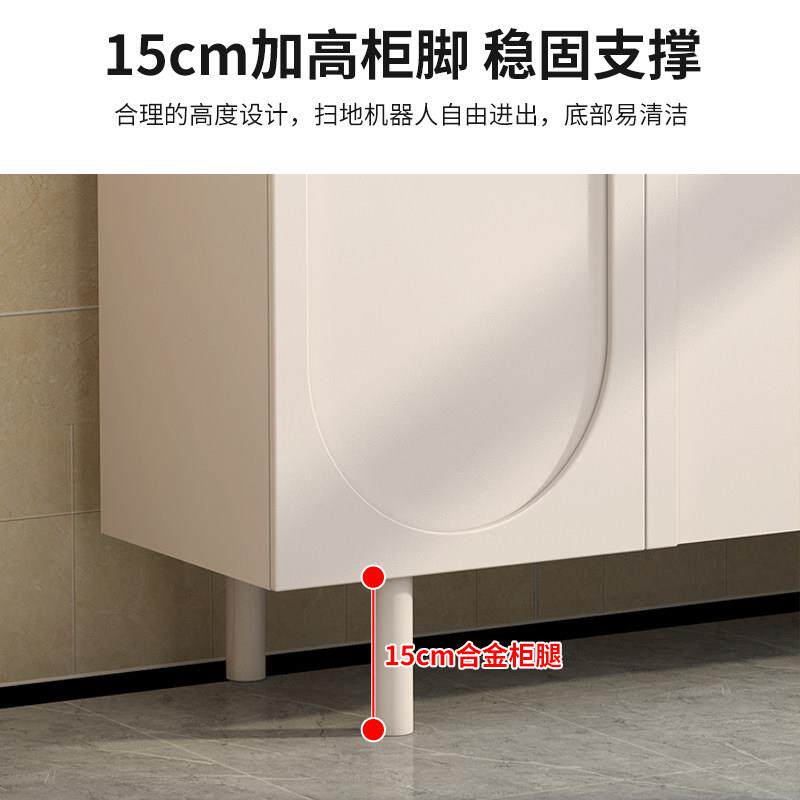 阳台柜储物柜防晒杂物柜矮柜飘窗柜经济型置物收纳柜防水柜子定制