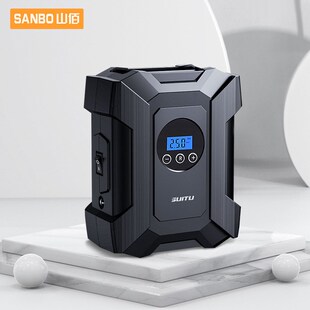 随途充气泵车载多功能电动轮胎充气泵便携式汽车12V加气泵打气筒