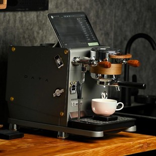 温豆季DATA商用半自动咖啡机意式变压齿轮电磁泵双锅炉可连接APP