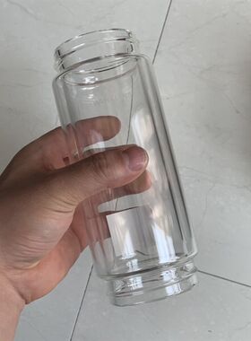 万象玻璃杯配件V158L原装玻璃杯身V258L杯体茶水分离杯配件