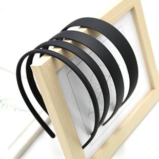 女士男士发箍通用碎发夹运动发带哑光黑色洗脸防滑头箍女发捆发卡