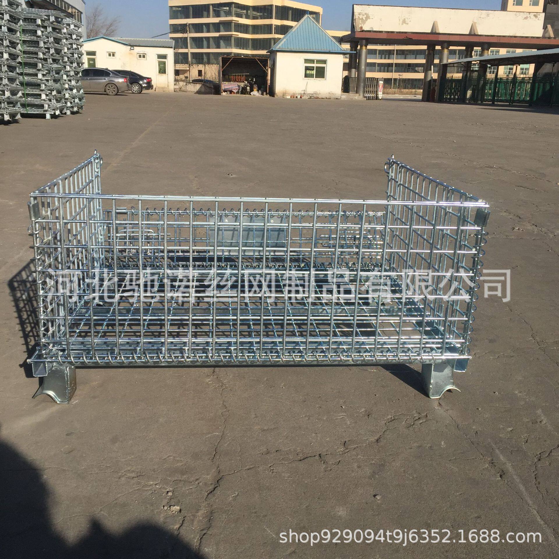 【大量现货】驰诺折叠仓储笼车间库房物流运输专用图片
