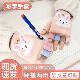 儿童翻盖半指手套女毛绒秋冬保暖可爱小学生加厚儿童学生写字手套