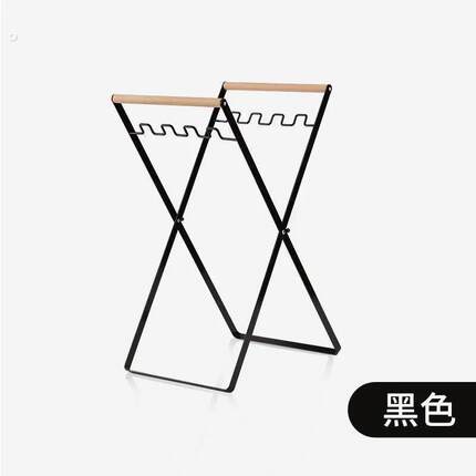 高颜值家用折叠垃圾架不锈钢厨房垃圾桶户外露营可携式不挑垃圾袋