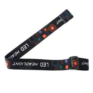 一字型头灯带松紧带加厚矿灯带多功能高弹力可调节头带绳头灯配件