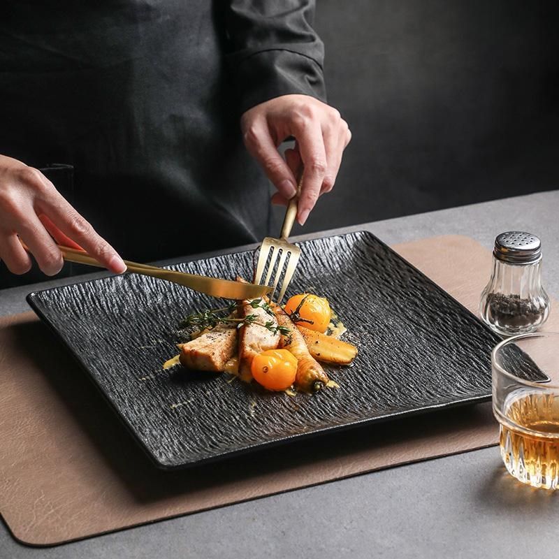 陶瓷盘子西餐牛排盘意面盘家用创意菜盘子摆盘正方盘酒店商用餐具,餐饮具,盘,淘宝优惠券,粉丝福利购,淘宝优惠卷