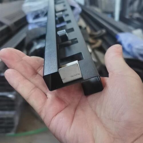 高端瓷砖展示架无缝包边冲孔包边展架一体包边展架地砖石材样品展