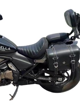 适用QJ闪500S边包折叠靠背保险杠前护杠QJ500-11D快拆侧挂包改装