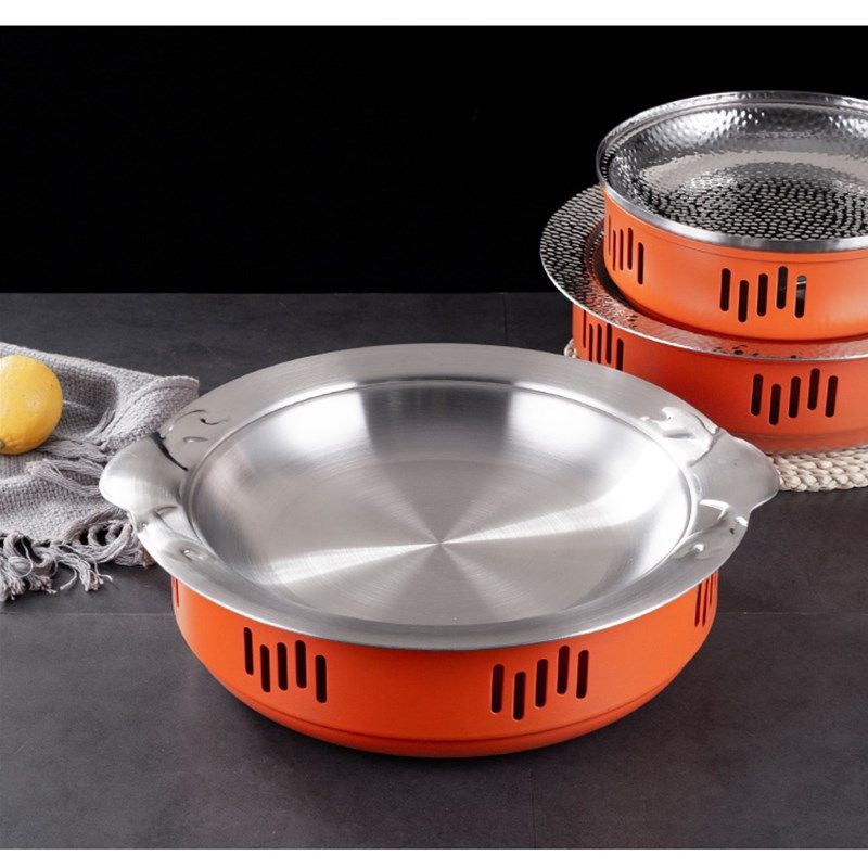加厚不锈钢干锅固体酒精干锅炉小龙虾海鲜锅虾蟹煲干冰鱼头锅商用,厨房/烹饪用具,火锅,淘宝优惠券,粉丝福利购,淘宝优惠卷