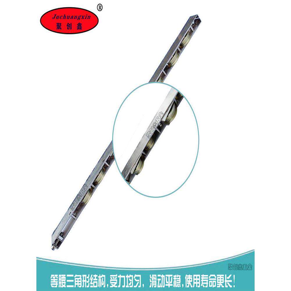 铝合金不锈钢重型滑动门滑动门厨房隔断下滑轮6-8长轮承重静音