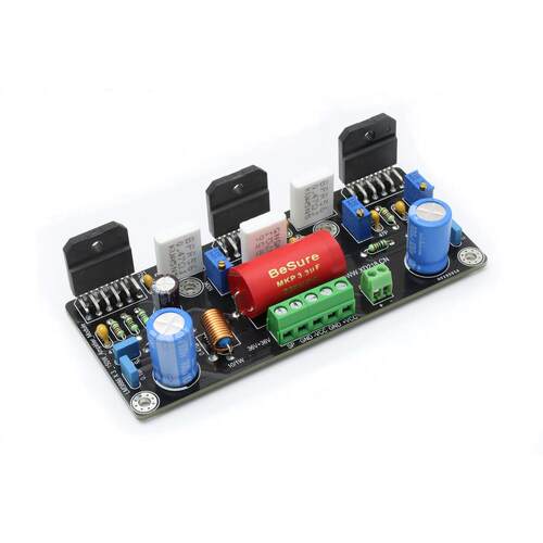 LM3886 X 3组装的并联150W纯直流单声道功放板