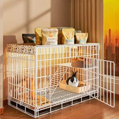兔子笼子家用室内养兔专用大号荷兰猪豚鼠笼自动清粪宠物兔窝兔笼