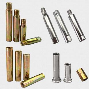 门锁螺丝对装连接管锁紧配件防盗门加厚木门把手面板加长锁具螺母