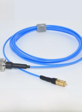 PCB高温蓝色线缆BNC公转10-32unf公/L5加速度传感器专用高温线缆