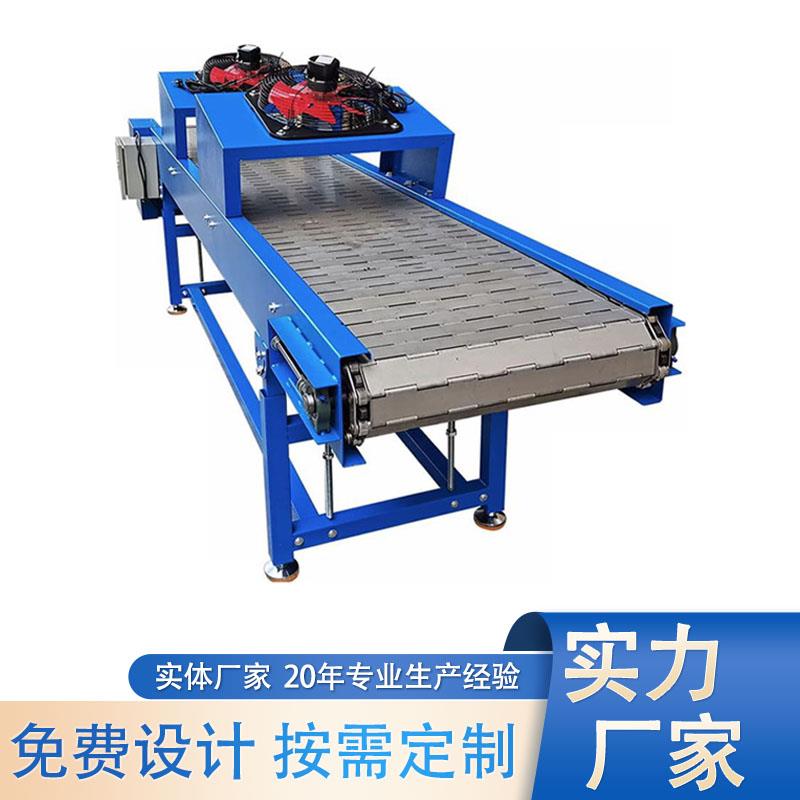 压铸链板输送机不锈钢网带流水线耐高温铁氟龙五金丝印网带输送带