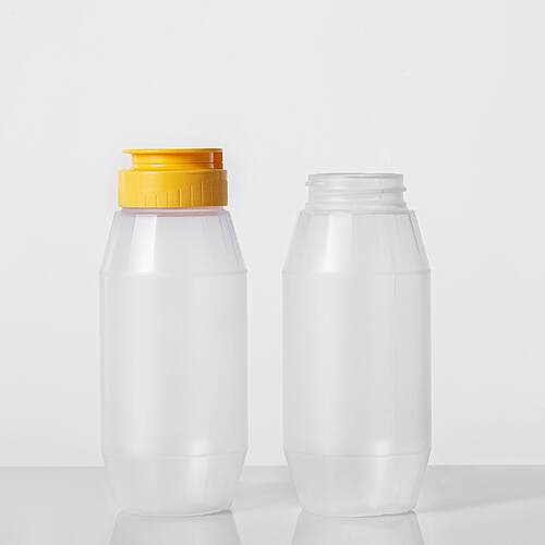 家塑3料蜂蜜瓶厂00g装半透明硅胶阀盖DEJ蜜罐食品级pp蜂蜜蜂瓶