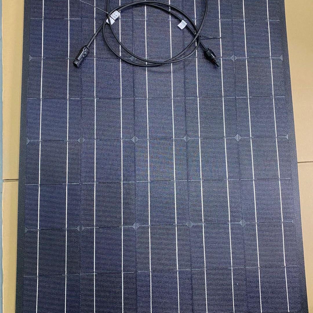 100W ETFE半柔性单晶太阳能板 房车户外太阳能储存系统发电板