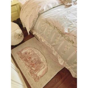 洛迪收集盒子地毯彷羊绒柔软感觉床边地毯装饰挂毯