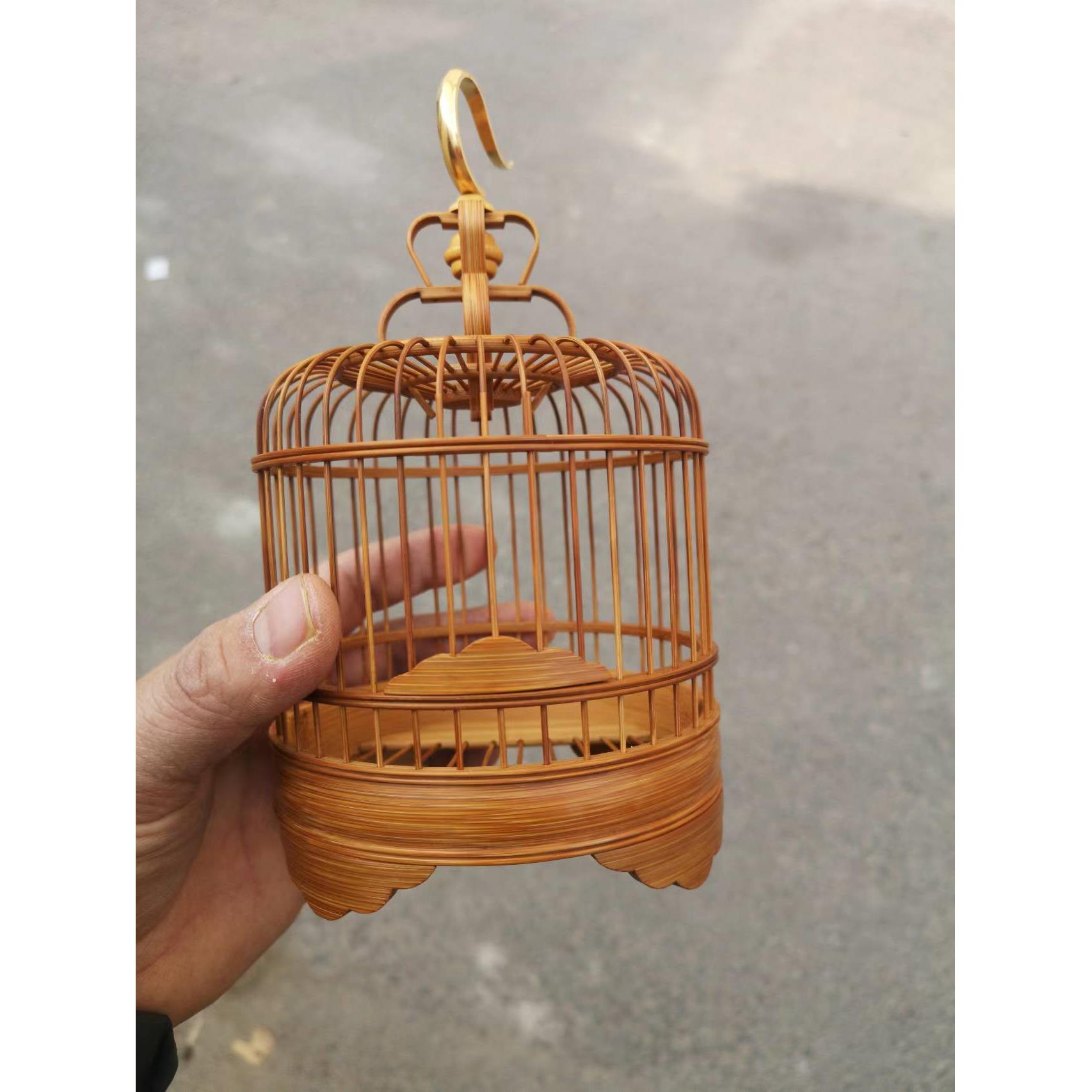 超大小号中号纯手工精制竹制黄杨木宠物爬虫鸣虫蟋蟀蝈蝈笼子用具