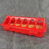 芦丁鸡鹌鹑喂食器小雏鸡食槽水槽水壶自动饮水器食盒饲料鸟饮水器