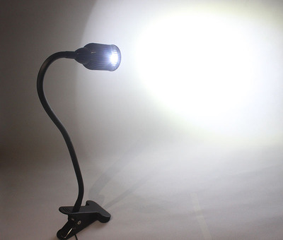 220VLED12V24V通用软管机床机车工作灯带夹子蓝光万向带开关插头