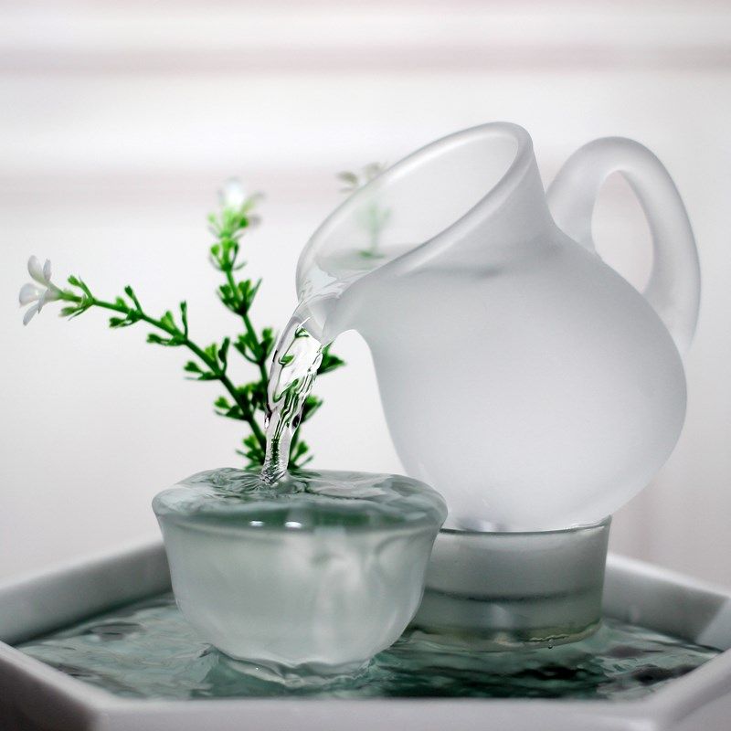 流水喷泉清新循环流水器办公室家用卧室客厅桌面女士简约加湿摆件