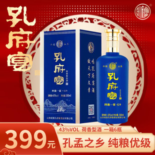孔府宴四海一家G9白酒43度500ml6瓶山东名酒收藏酒商务宴请送礼