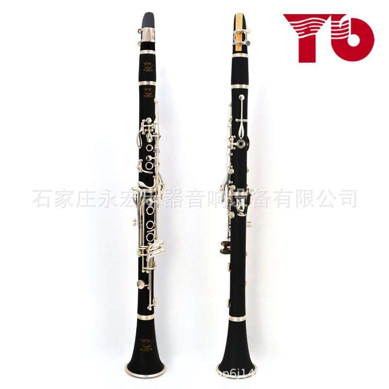 金音黑管乐器 单簧管 黑管降B调 JYCL-2000S 镀银黑管 乐队单簧管