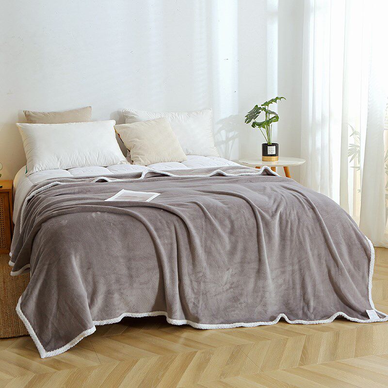 珊瑚绒毯子午睡办公室沙发空调盖毯床上用夏季床单人法兰绒小毛毯