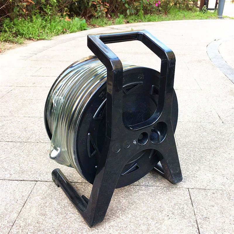 220V 50米强电延长线电缆盘 带过载保护施工用移动拖线盘 卷线器