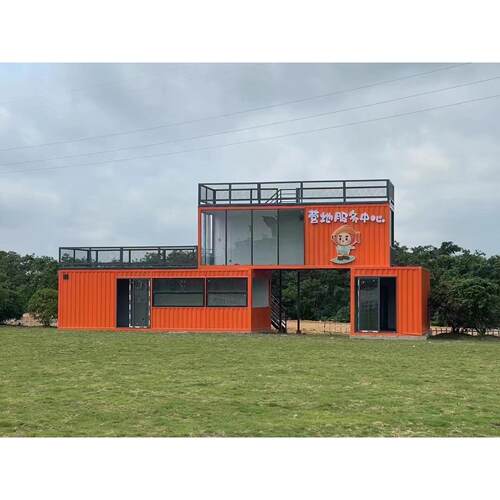 广州深圳东莞创意定制集装箱移动办公室接待室项目定制集装箱房