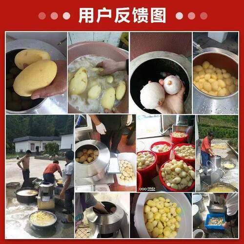土豆去皮机商用全自动洋芋头清洗脱皮机不锈钢家用地瓜洋葱削皮机