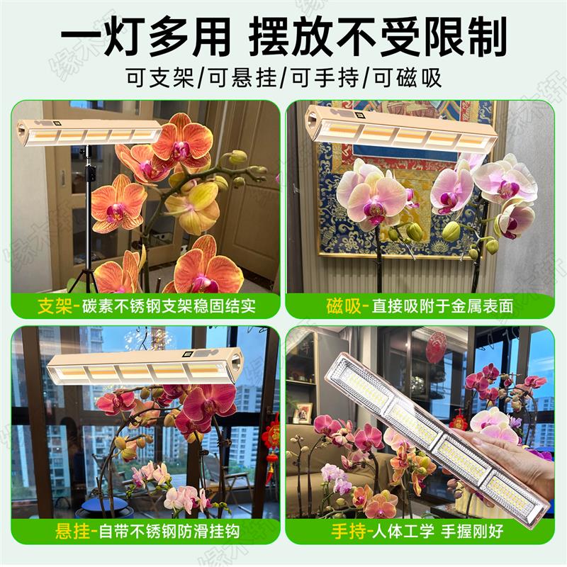 植物专用补光灯充电款超长续航绿萝多肉植物led生长灯仿太阳光灯图片